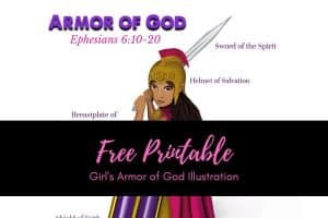 Read more about the article Printable Armor of God for Girls