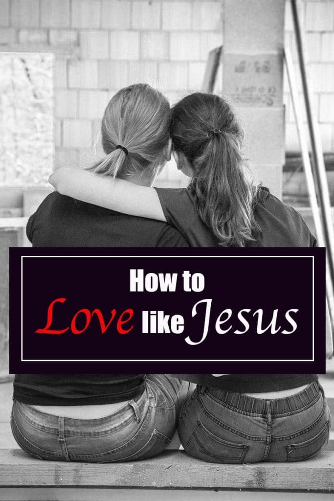 Love like Jesus, love of Christ image