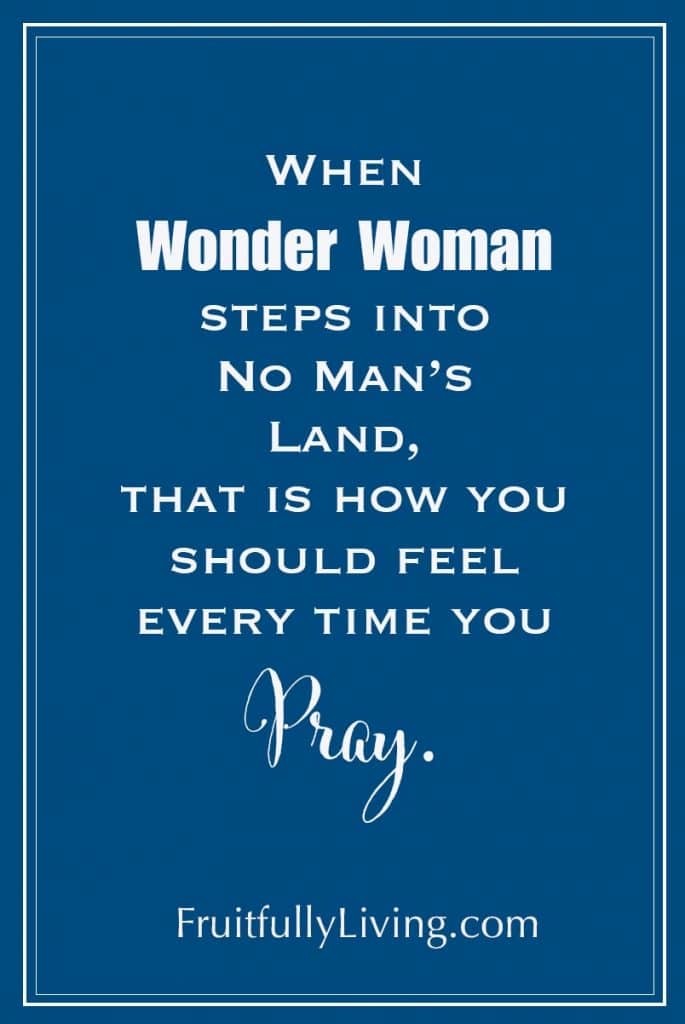 Prayer warrior woman inspirational quote