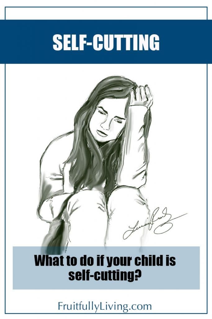 What to do if my child is self cutting image