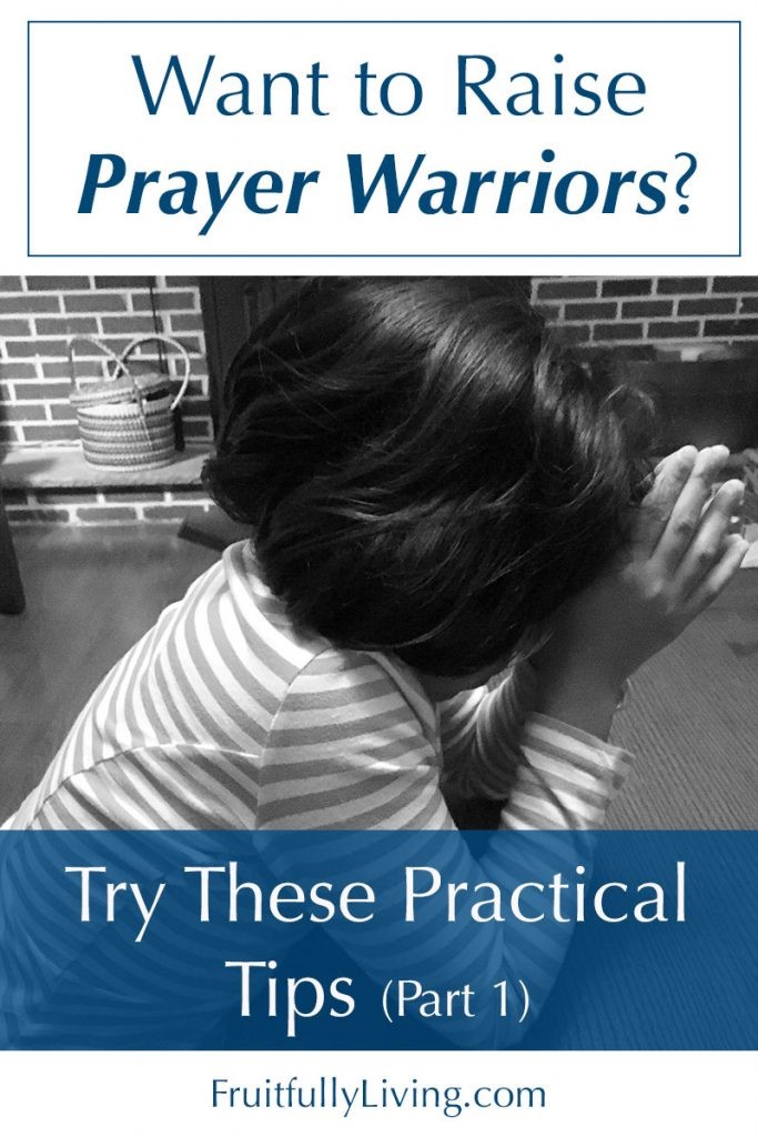 Teach kids to pray, Raising prayer warriors image