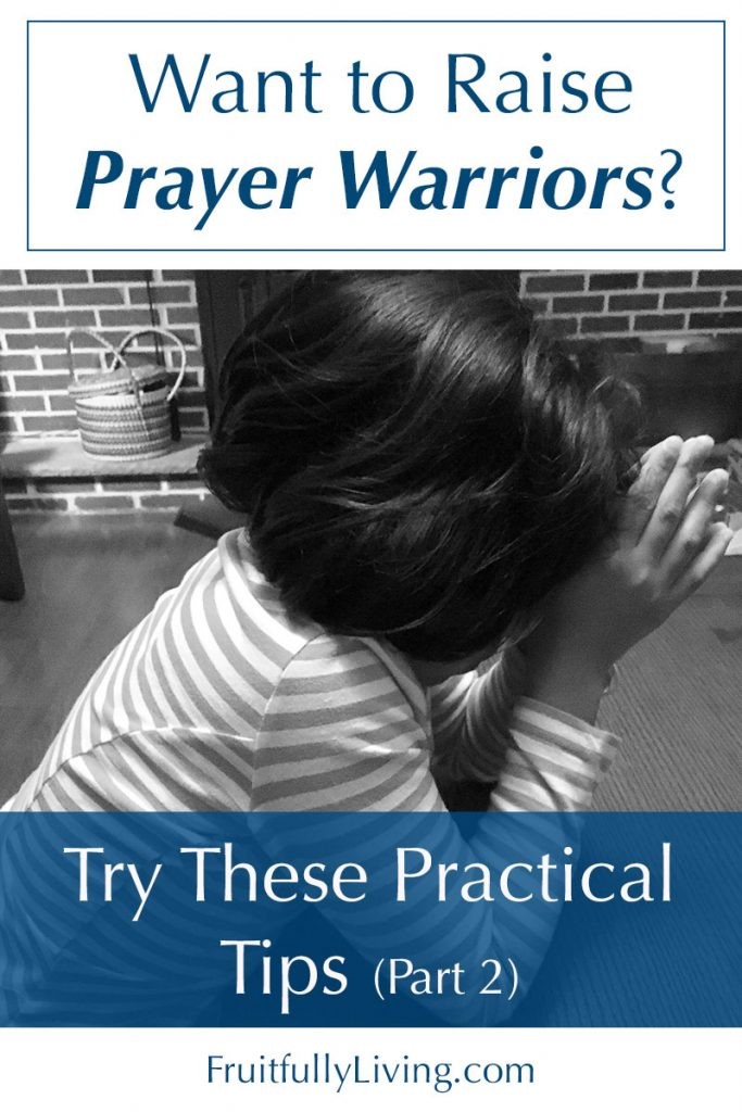 Teach a child to pray, raising prayer warriors image