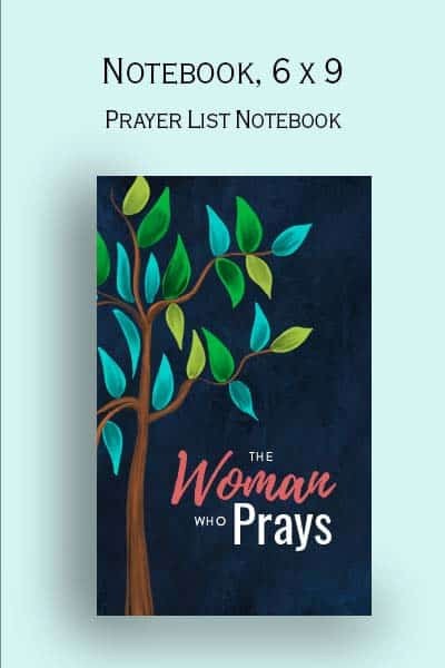 The Woman Who Prays Prayer List Notebook, Logbook