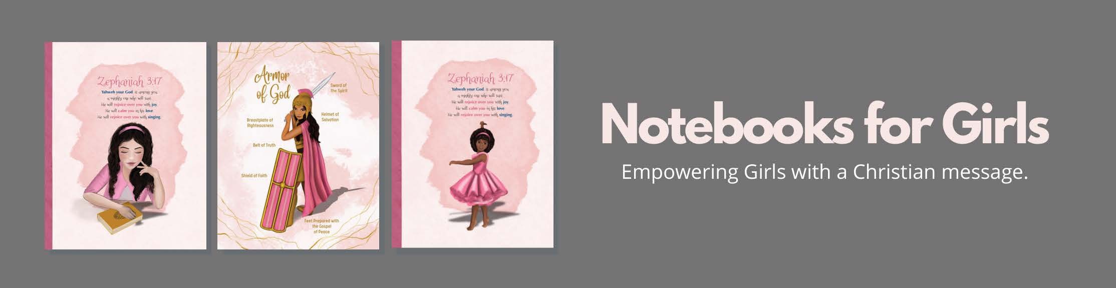 Christian Notebooks for Girls Image for ad